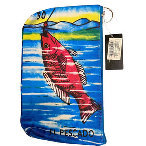 Mexican “El Pescado” Zipper Pouch
